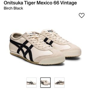 Onitsuka Tiger Mexico 66 Vintage in Birch Black- M6.5/ W8